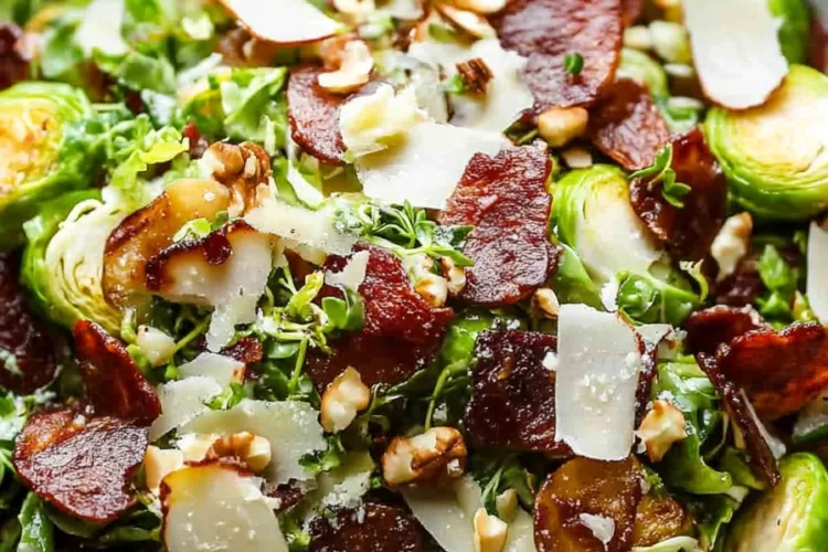 Bacon Brussels Sprout Salade