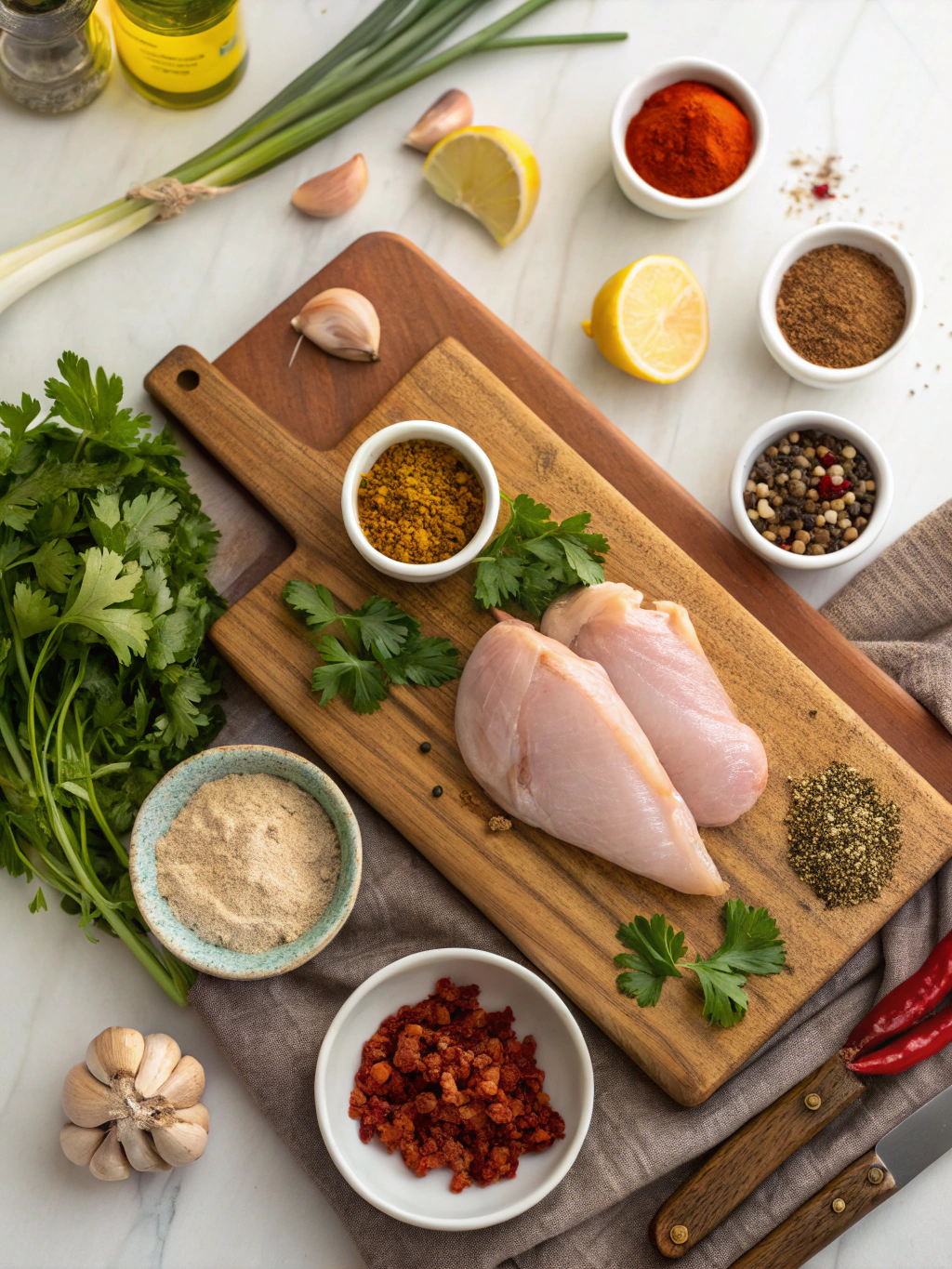 Marokkaanse Gegrilde Kip ingredients