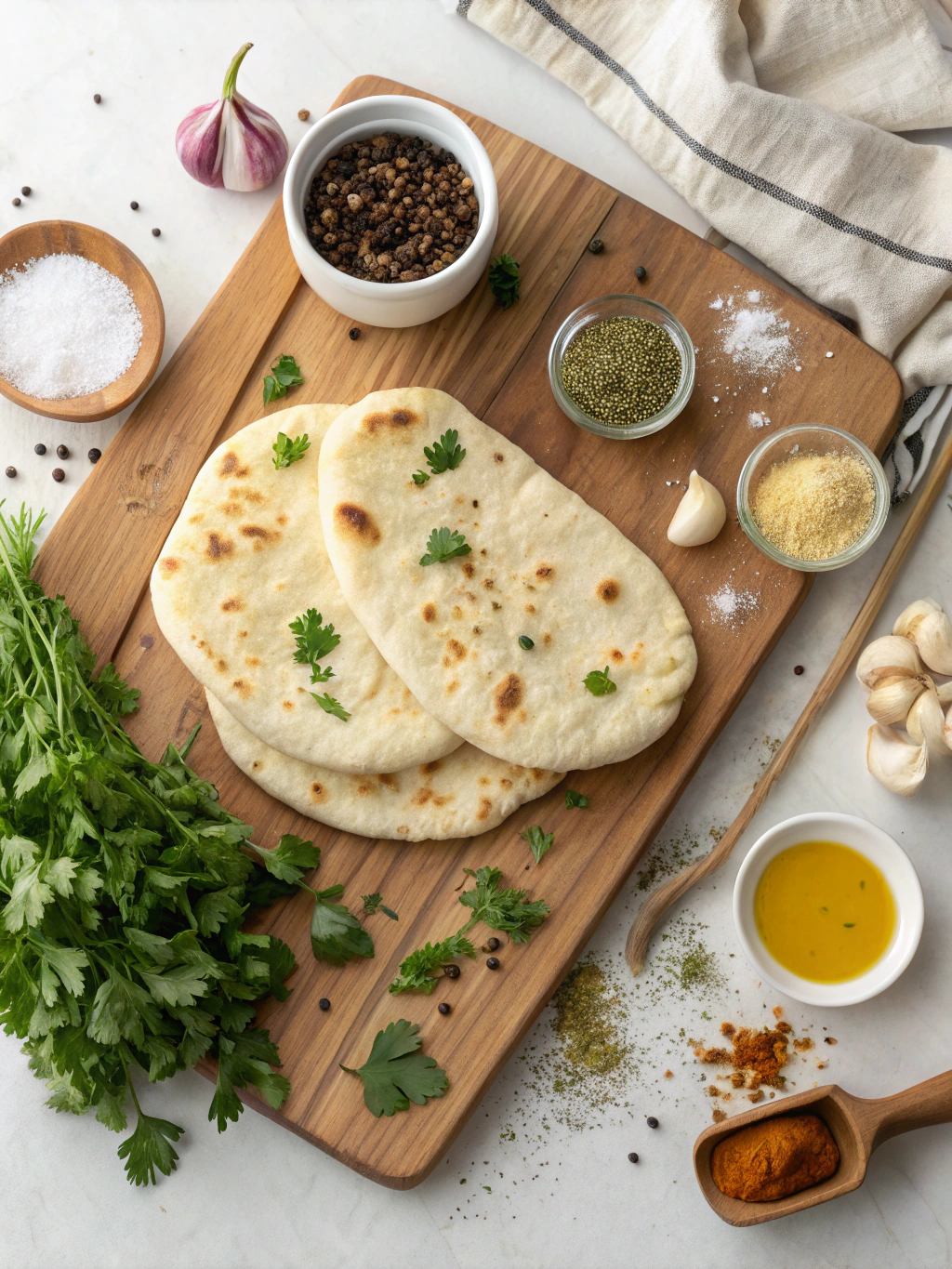 Naanbrood recept ingredients