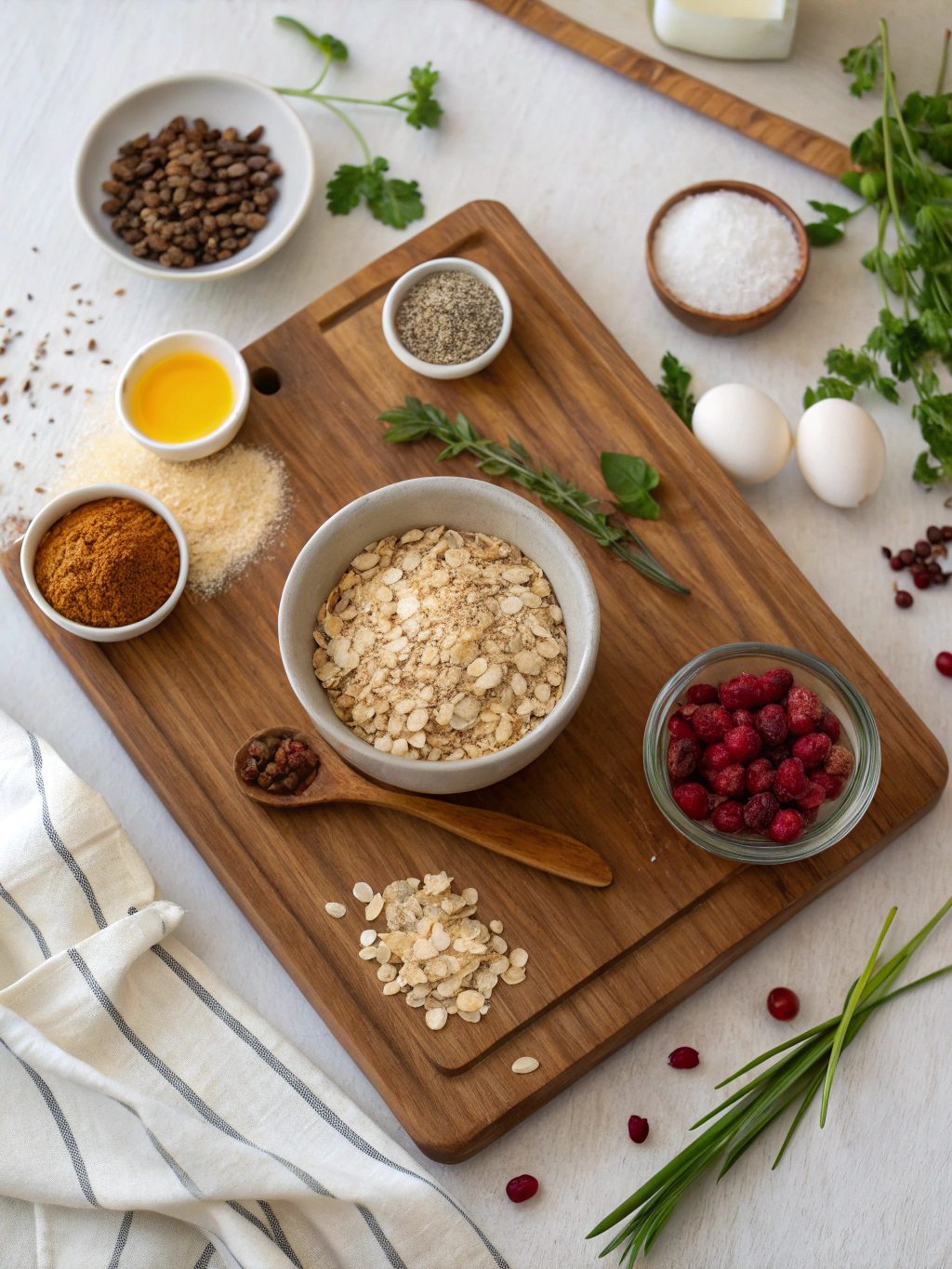 haferflocken frühstück ingredients