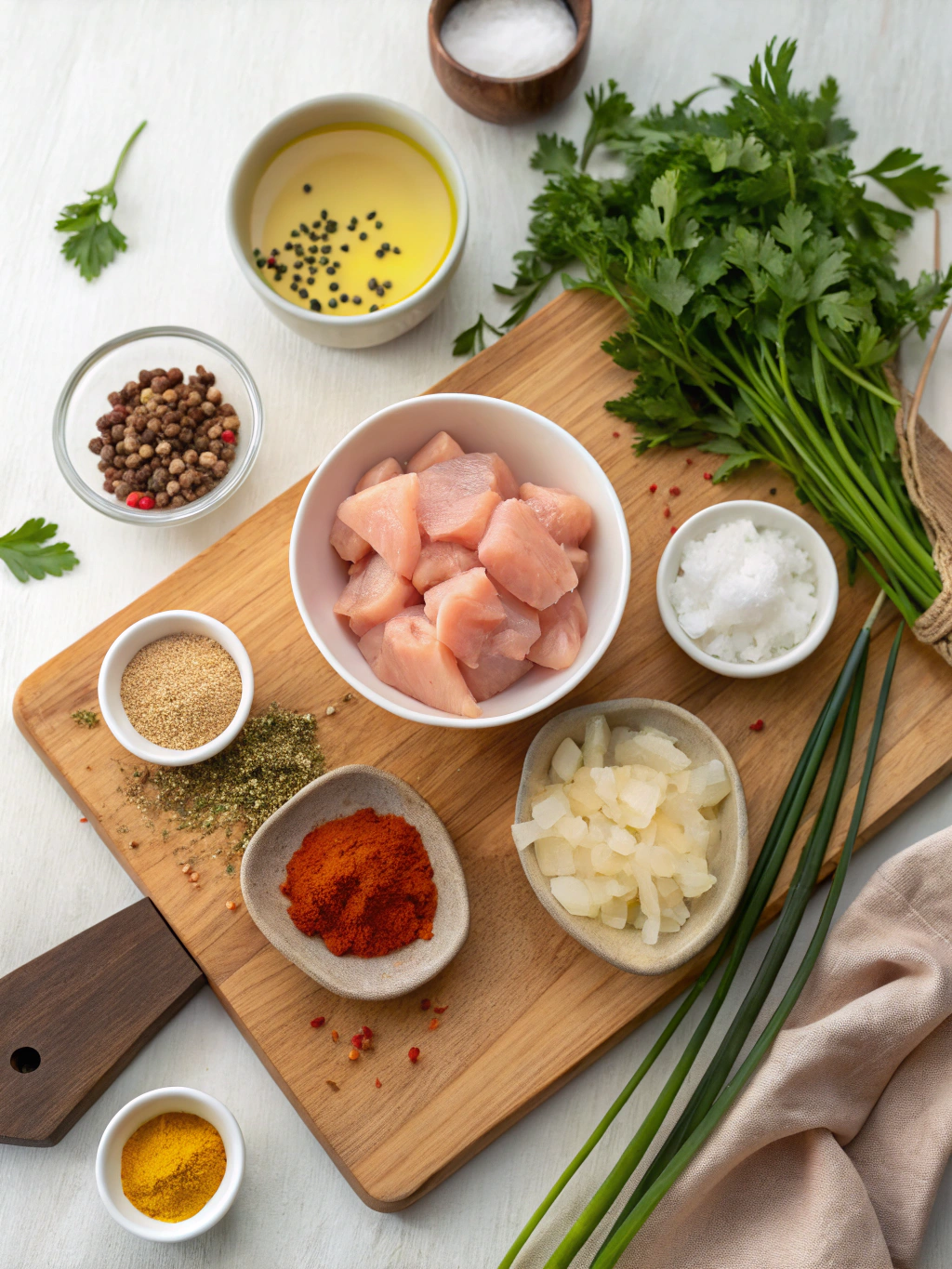 hähnchengeschnetzeltes rezept ingredients