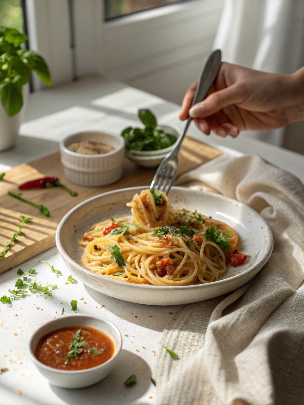 mittagessen ideen schnell serving suggestion