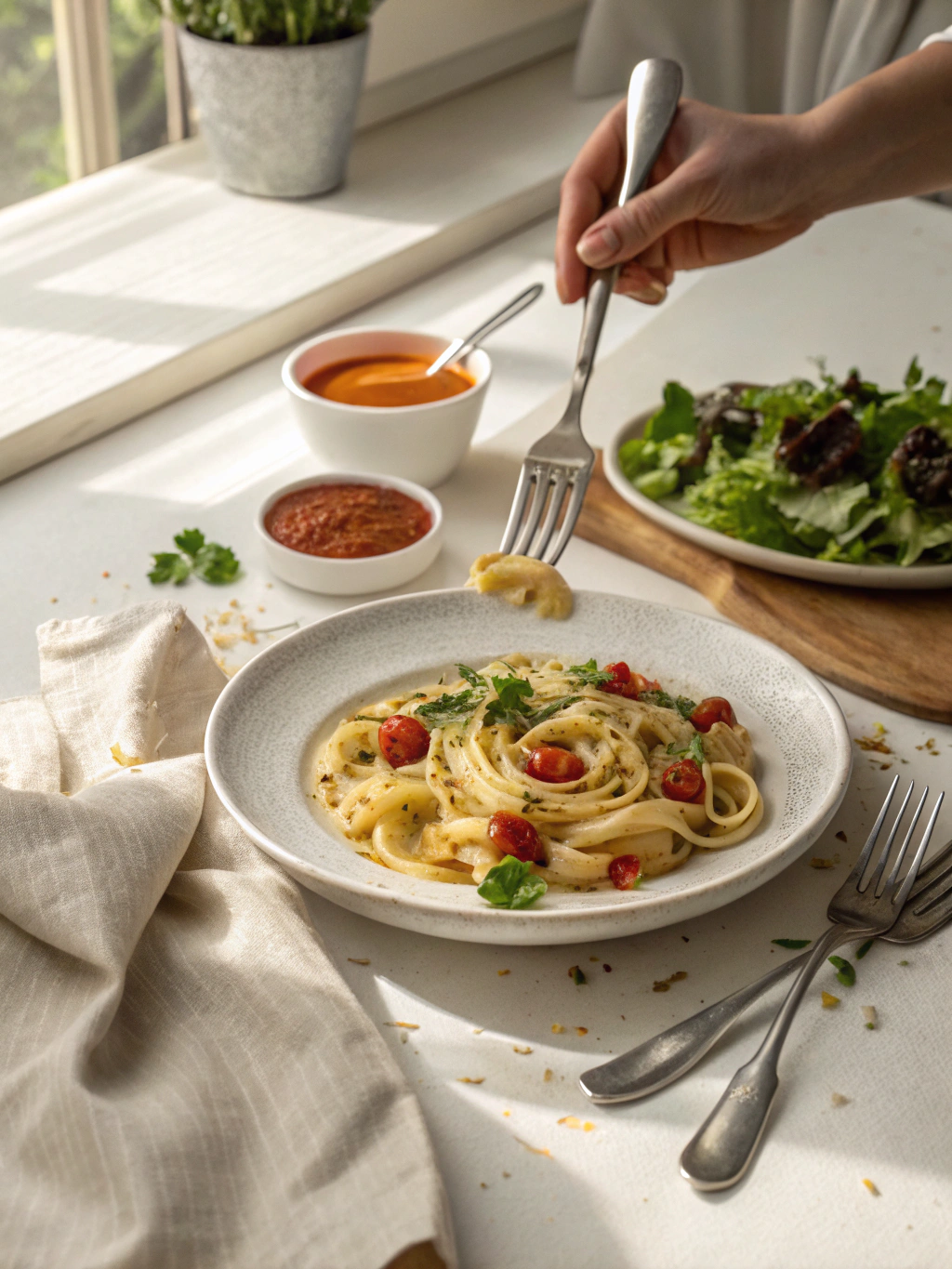 nudelgericht einfach serving suggestion