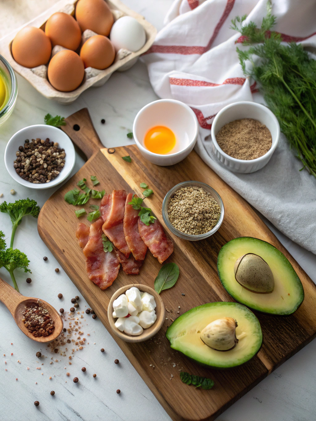 proteinreiches frühstück ingredients