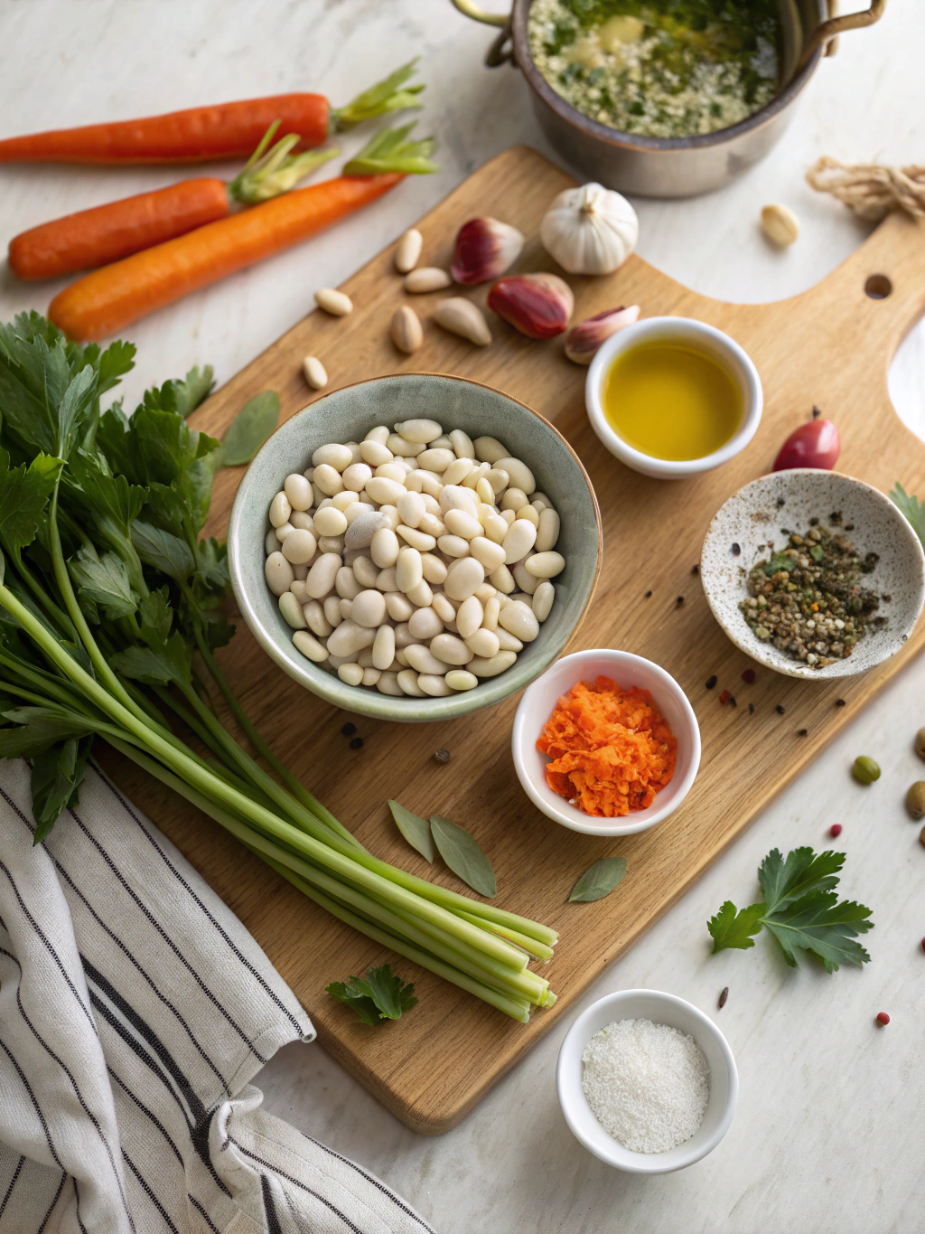 witte bonen minestrone ingrediënten