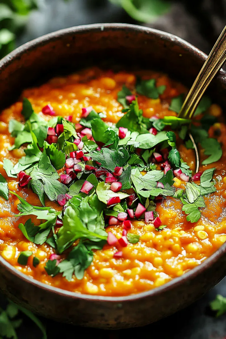 zoete aardappel rode linzen dal