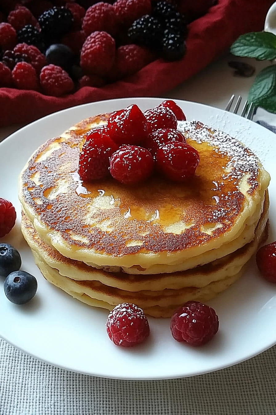 Amerikaanse Pfannkuchen recept Final Dish Presentation