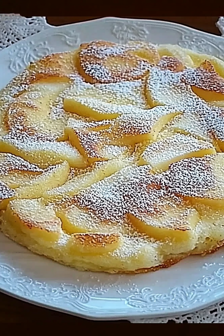 Apfel-Zimt-Pfannkuchen Final Dish Presentation