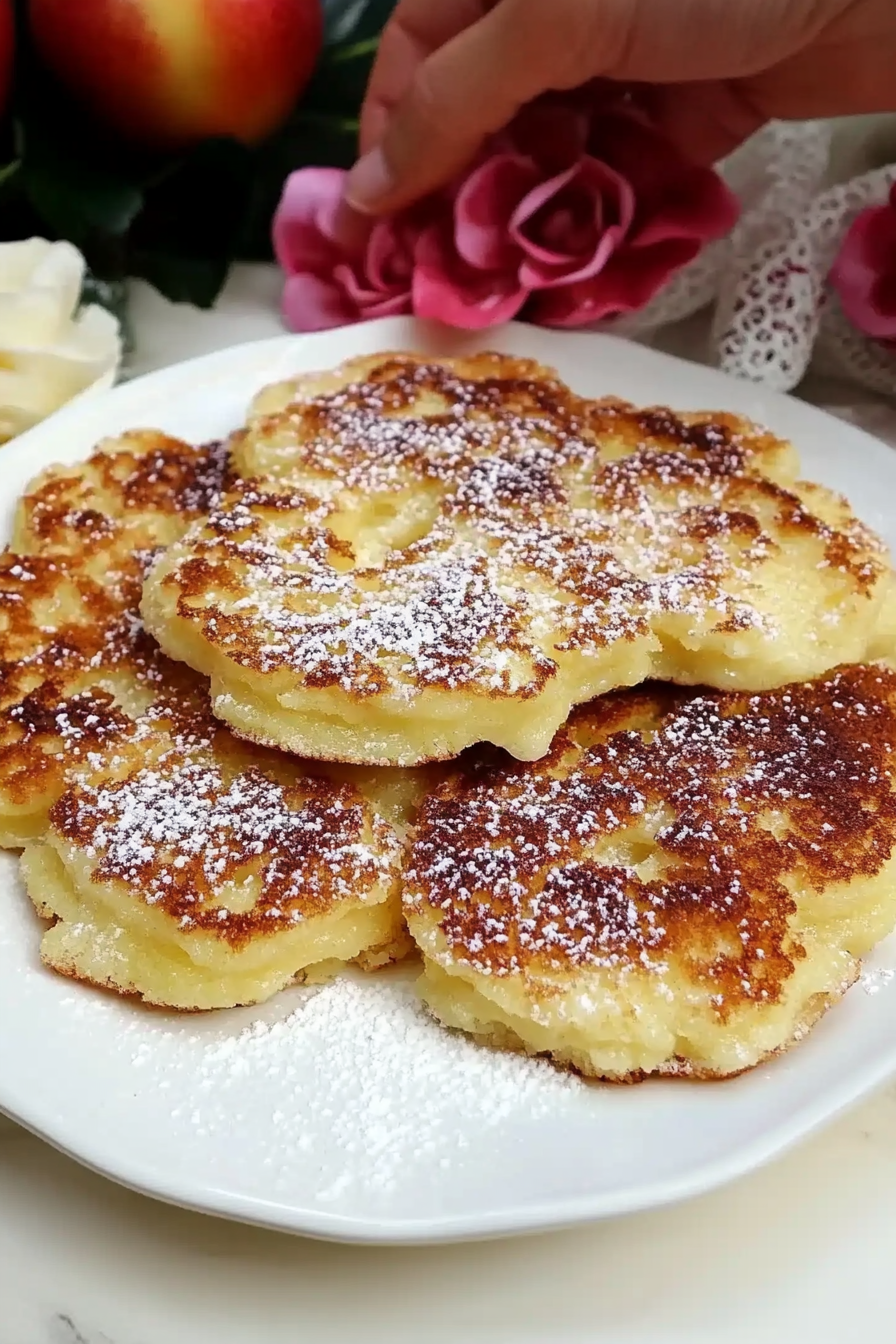 Apfelküchlein Recept Final Dish Presentation