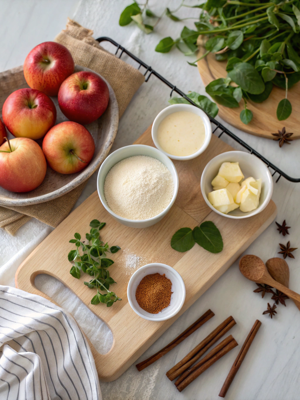 Apfelmus Vanillepudding Kuchen ingredients