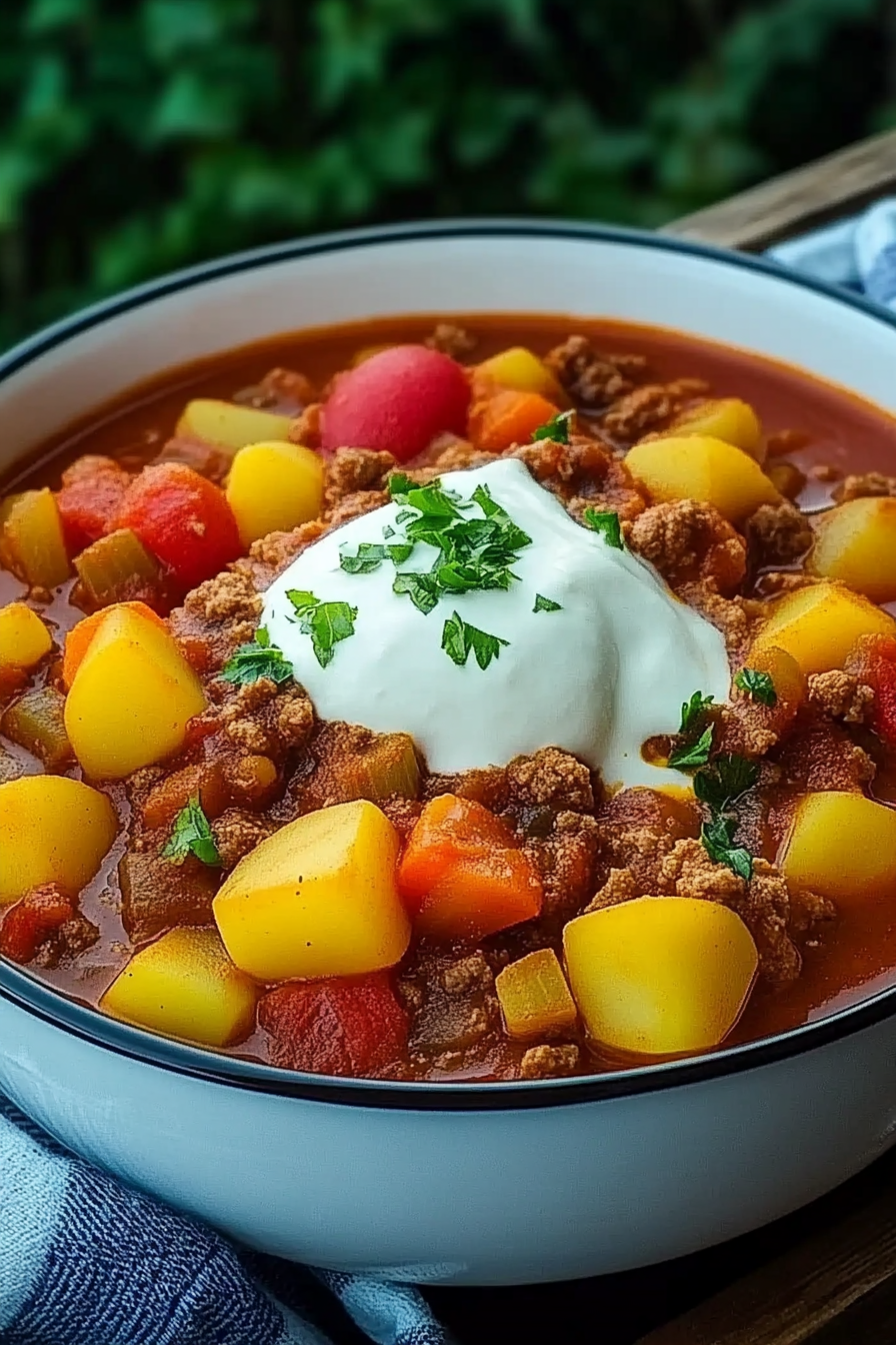 Bauerntopf maken Final Dish Presentation