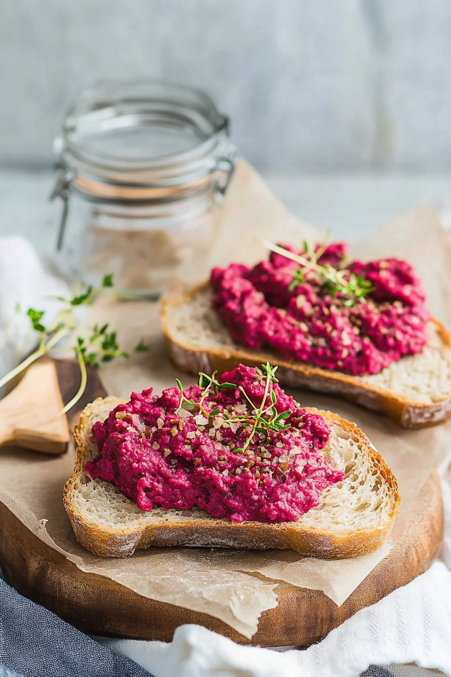 Bietenhummus maken Final Dish Presentation