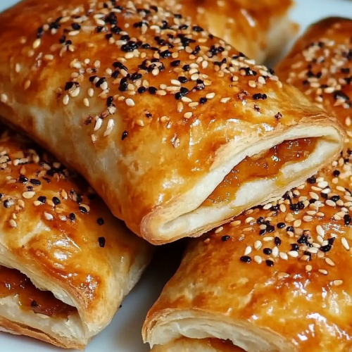 Bladerdeeg met gyros