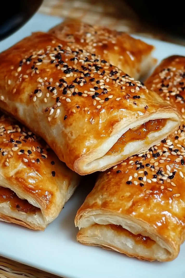 Bladerdeeg met gyros