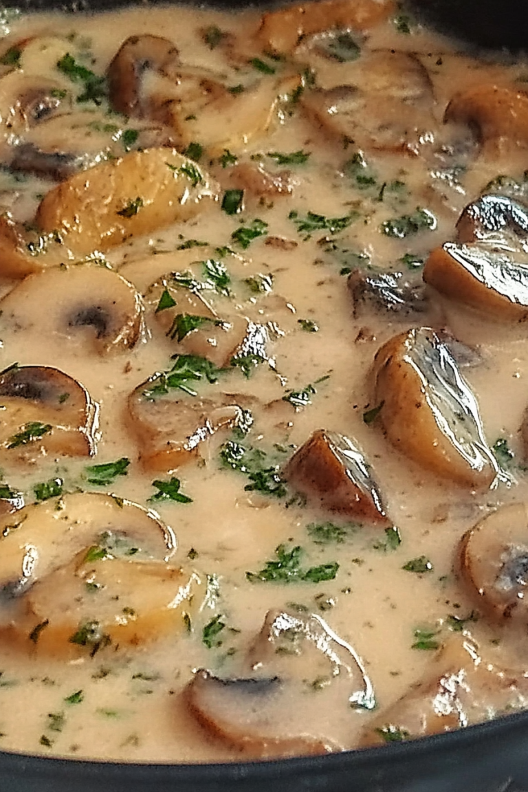 Champignon-Rahmsaus Rezept