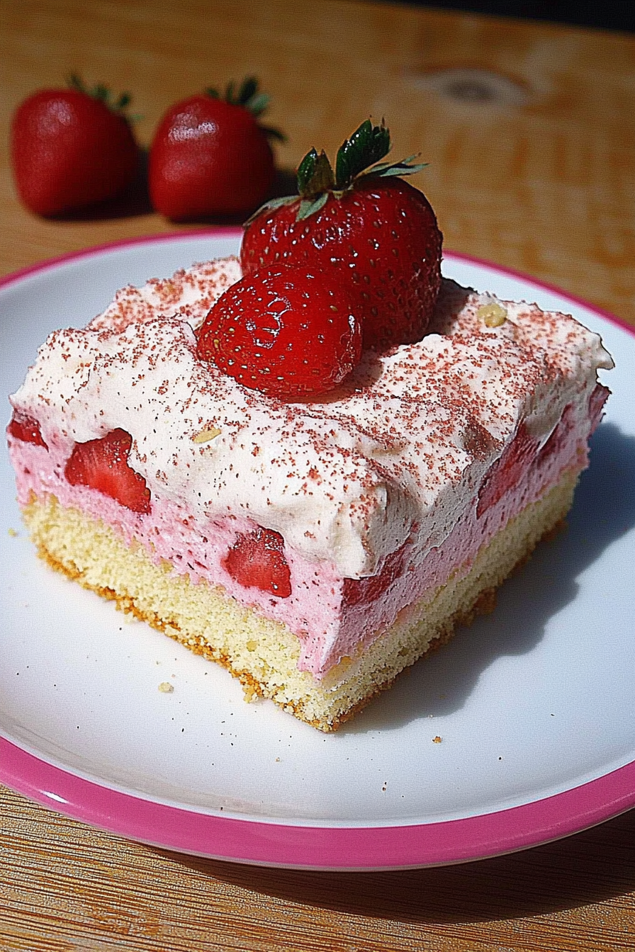 Erdbeer Fanta Kuchen Final Dish Presentation