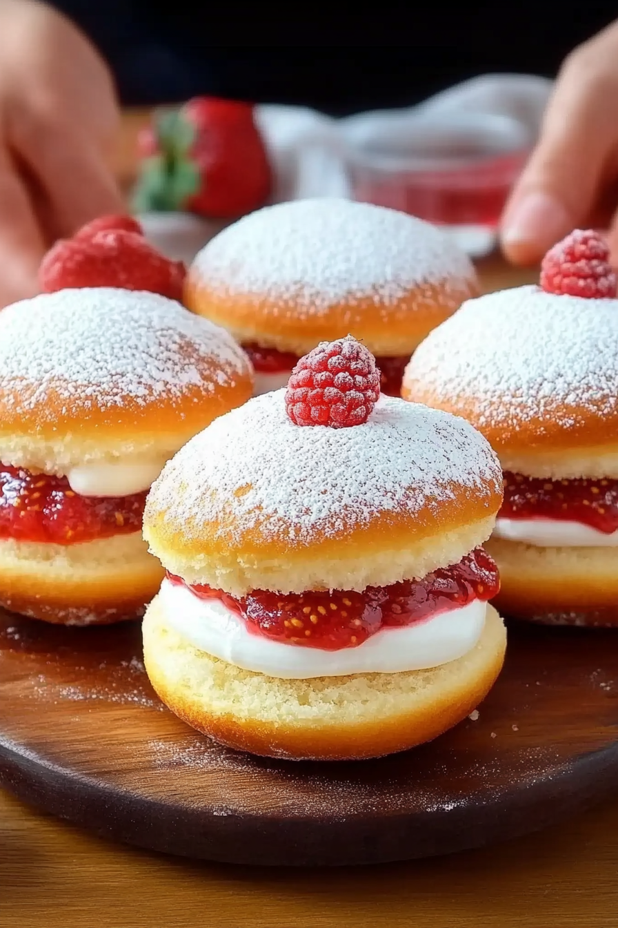 Erdbeerkrapfen recept Final Dish Presentation