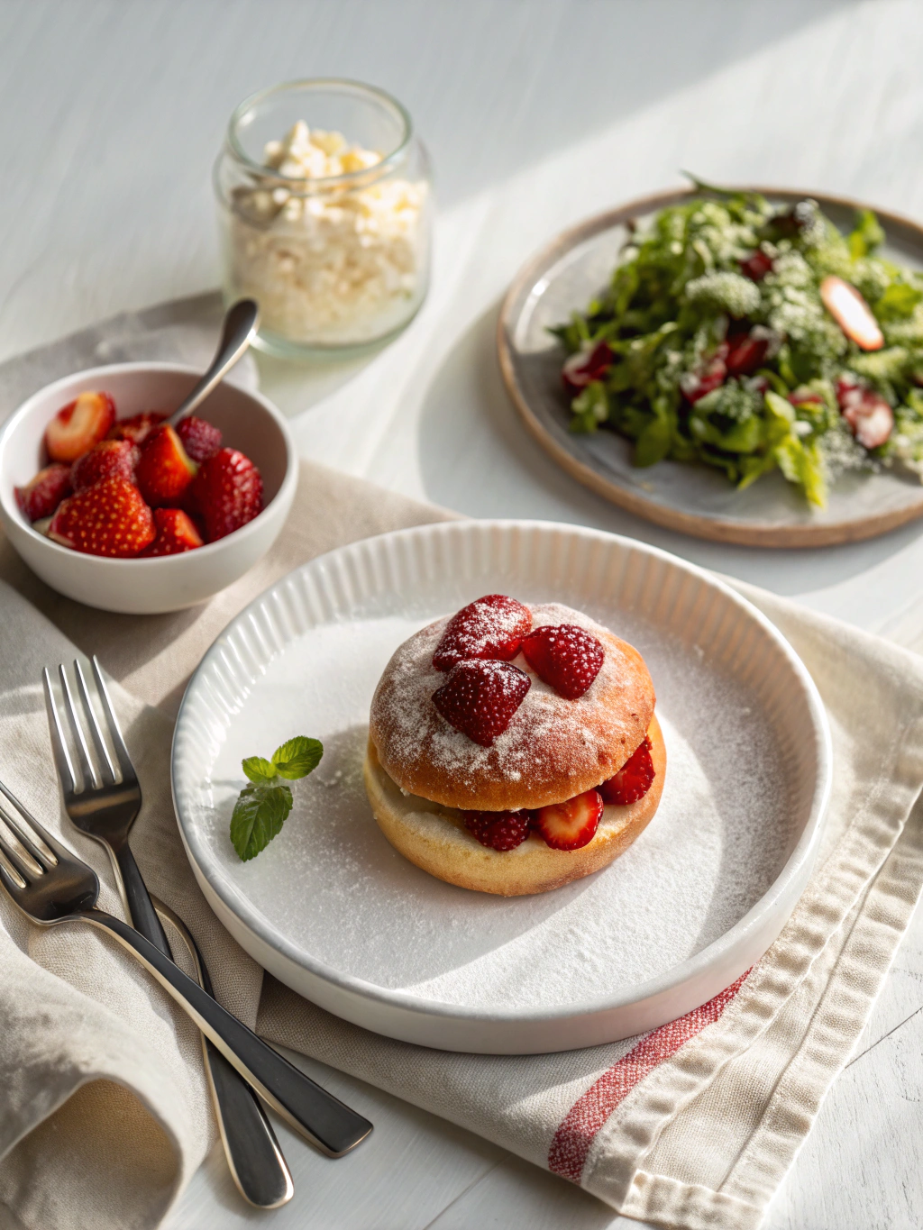 Erdbeerkrapfen recept serving suggestion