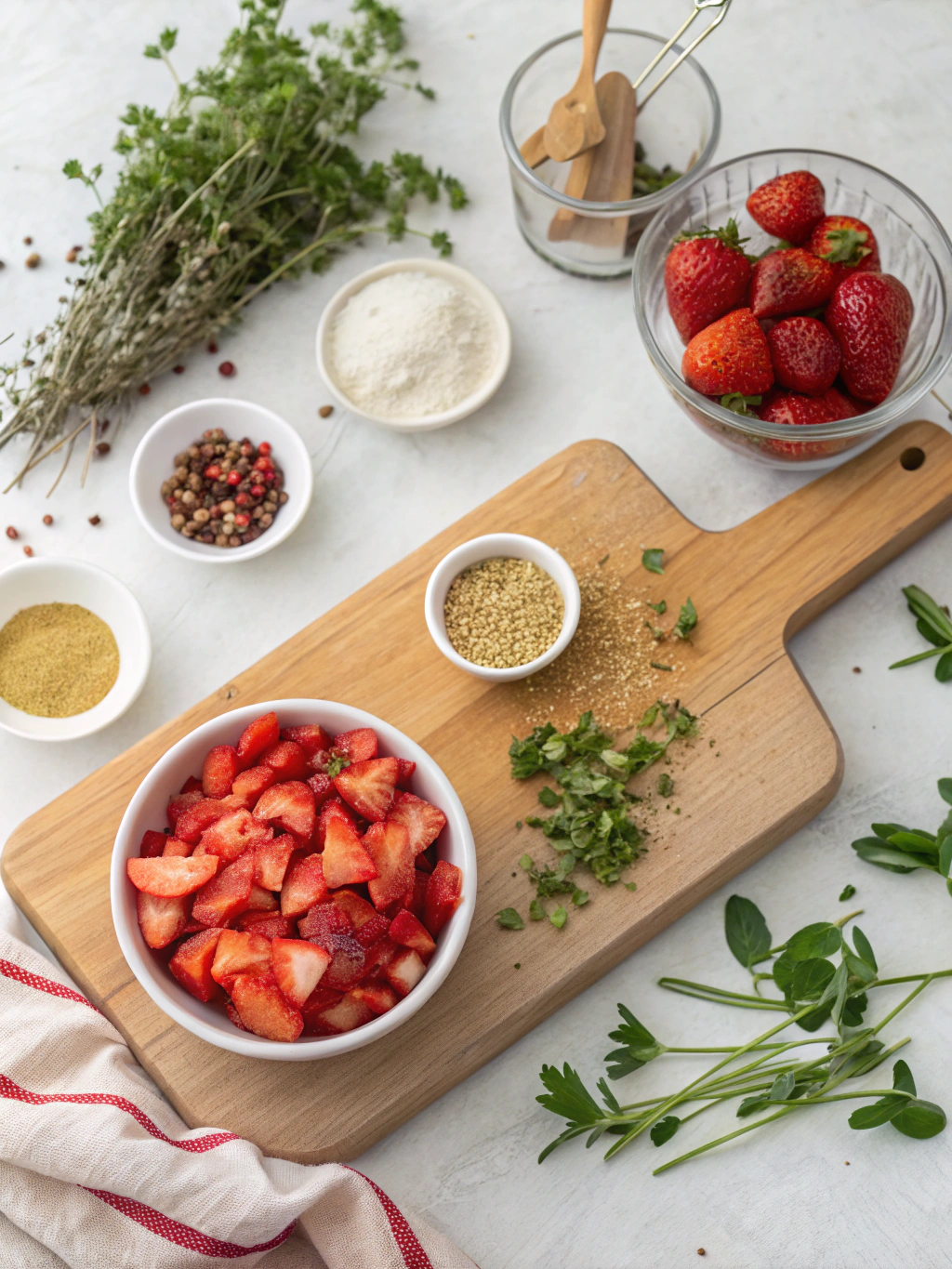 Erdbeertraum Schnitte ingredients