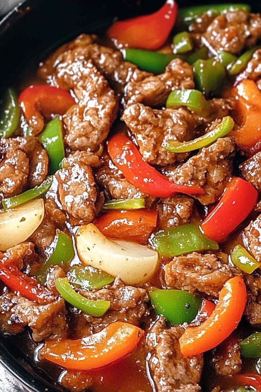 Et Sote Vleespannen Final Dish Presentation