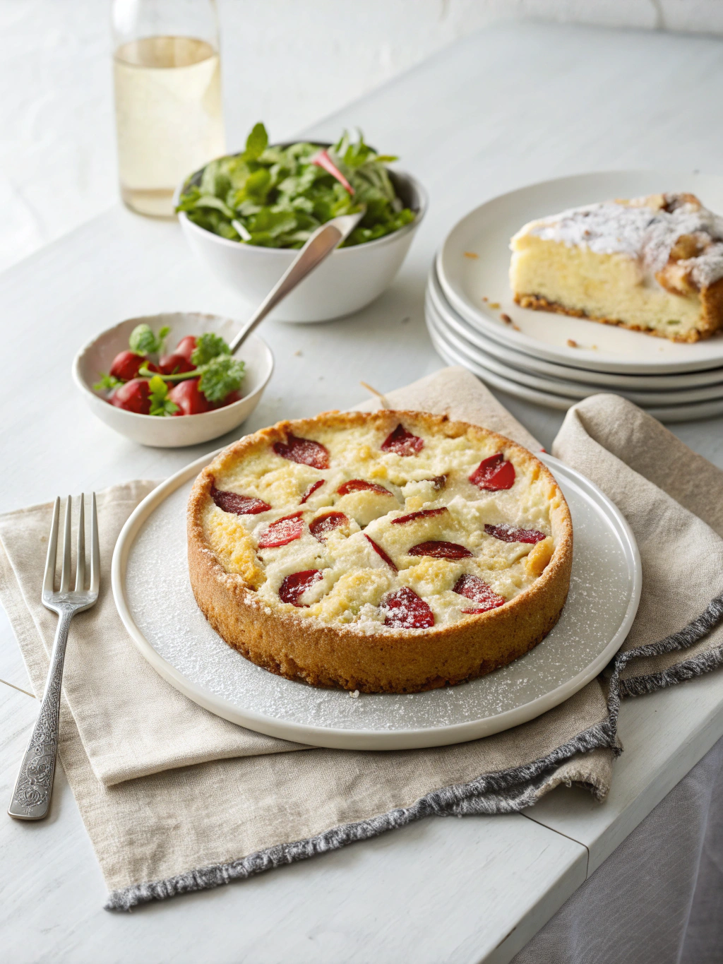 Faule Weiber Kuchen serving suggestion