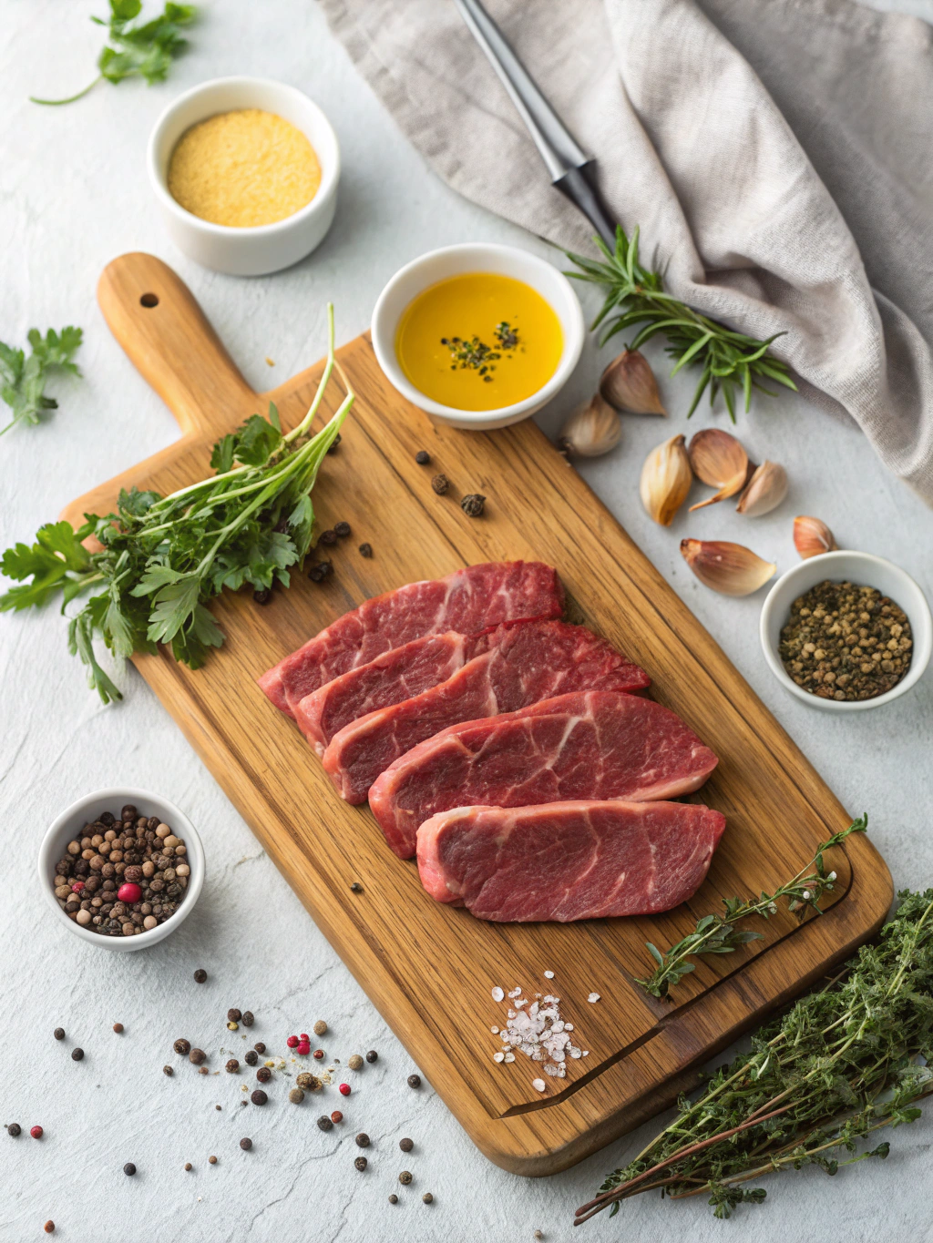 Filetbraten met senfsaus ingredients