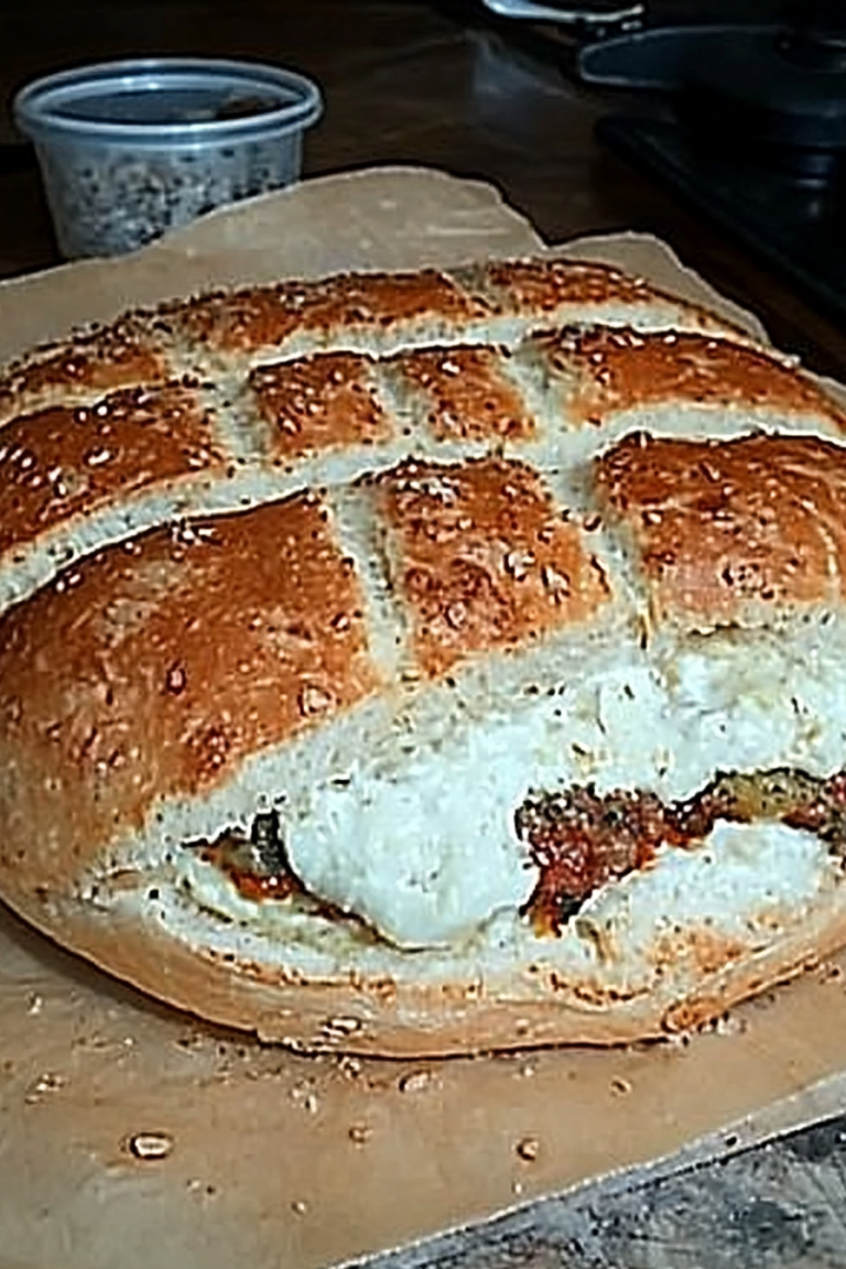 Fladenbrot met Hackfleisch