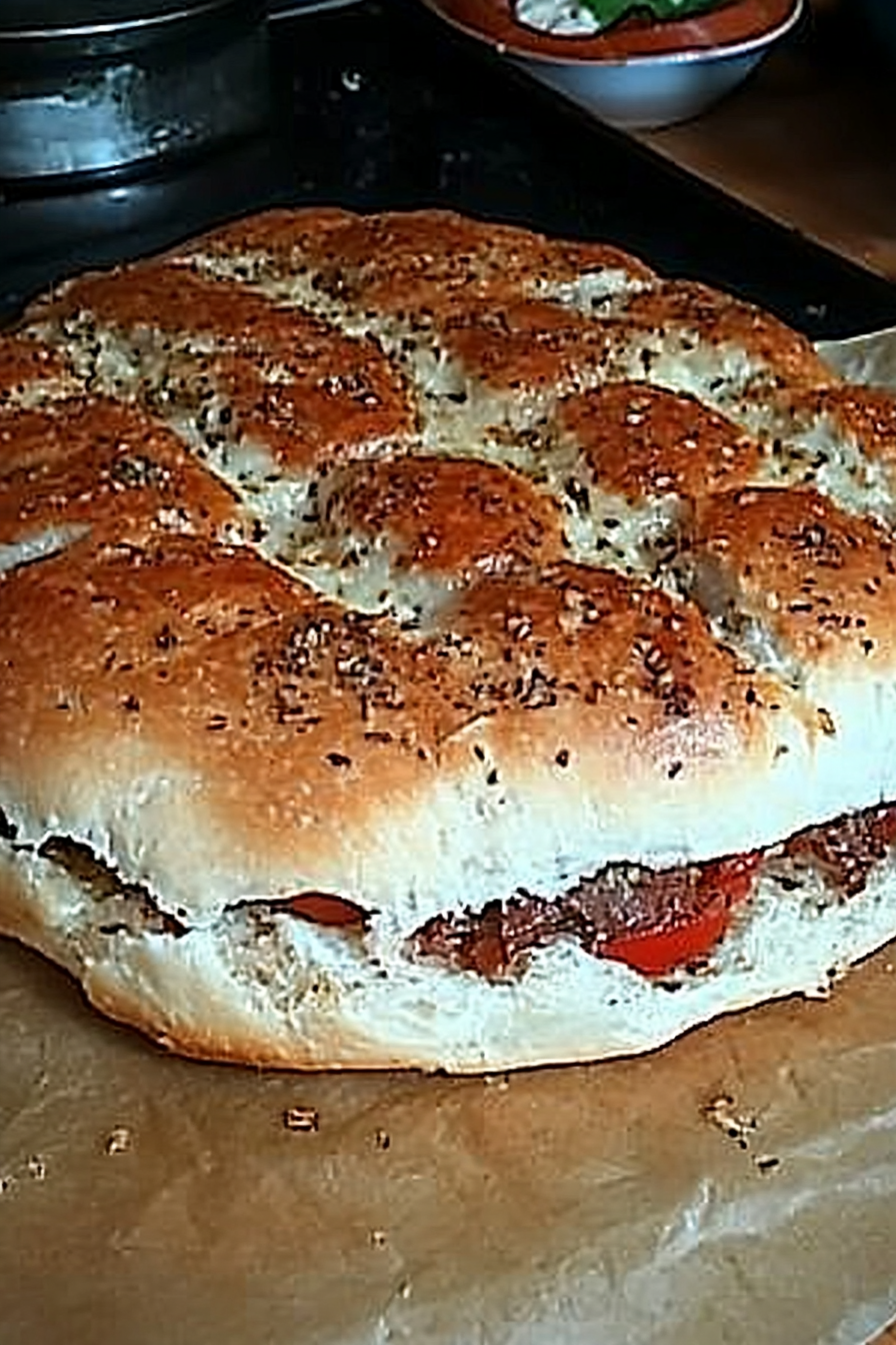 Fladenbrot met Hackfleisch Final Dish Presentation