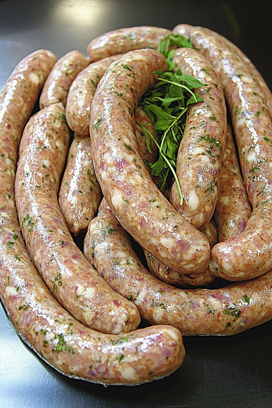 Fränkische Bratwurst Final Dish Presentation