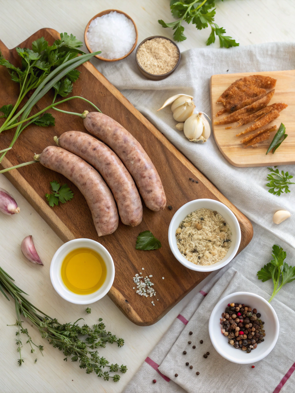 Fränkische Bratwurst ingredients