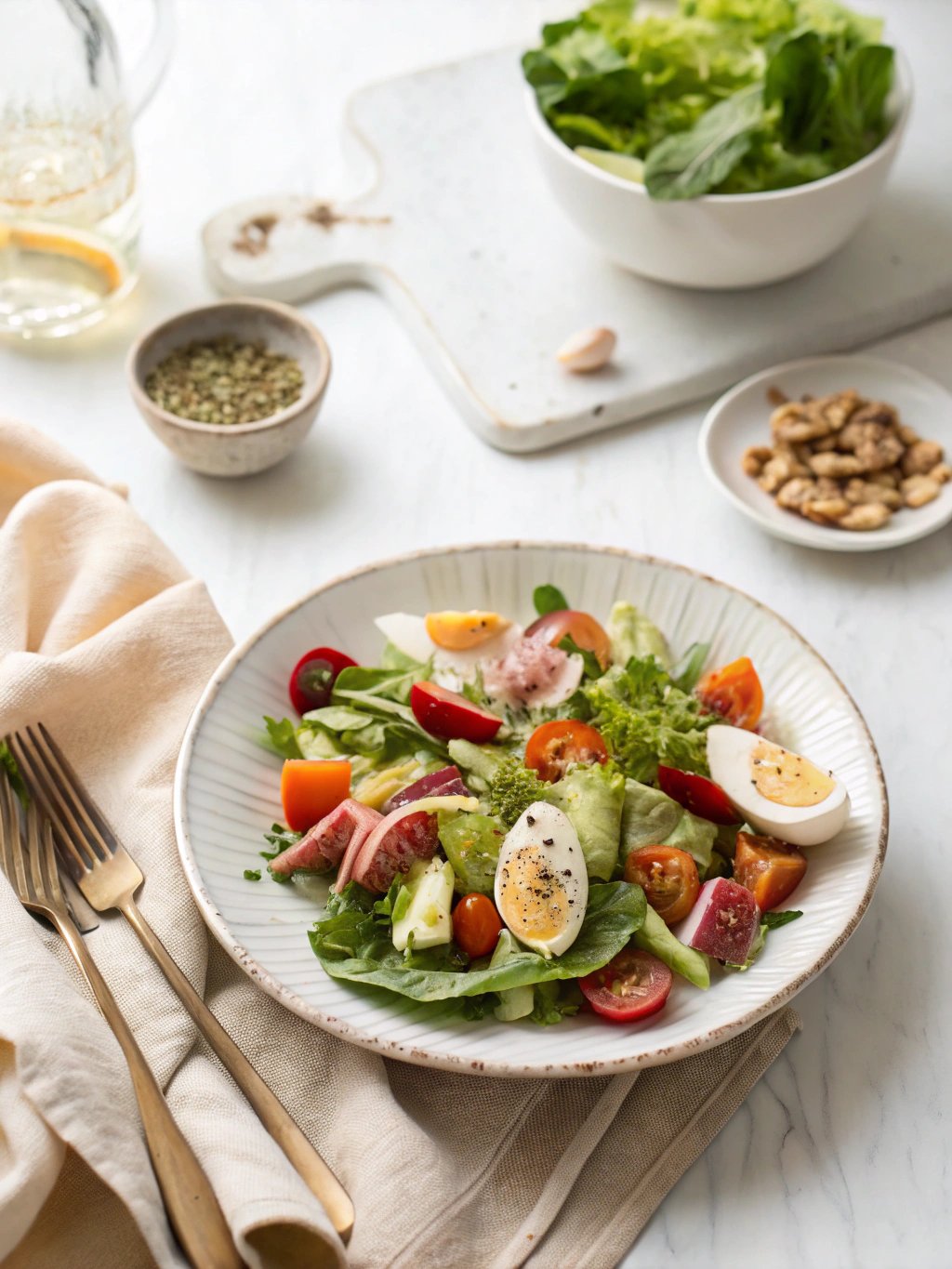 Franse salade serving suggestion