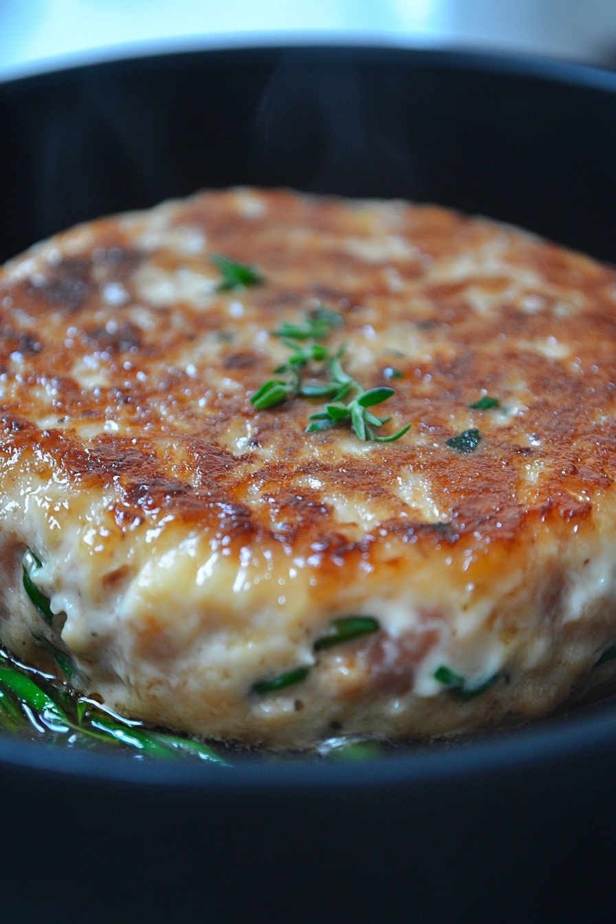 Gevulde Frikadellen Camembert Final Dish Presentation