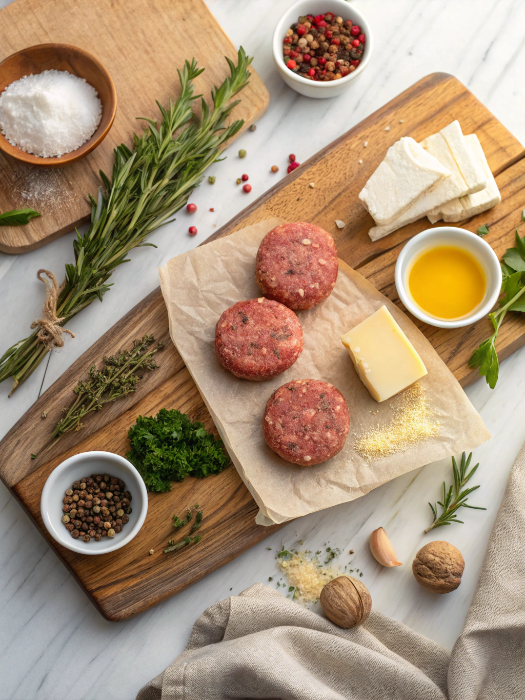 Gevulde Frikadellen Camembert ingrediënten