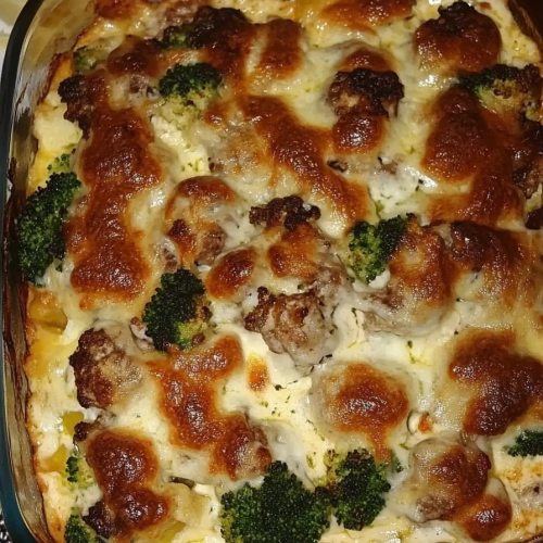 Gyrosauflauf met Knoflook