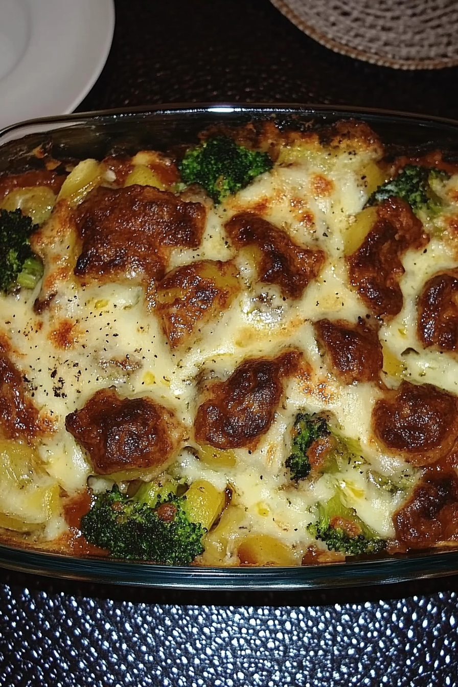 Gyrosauflauf met Knoflook Final Dish Presentation