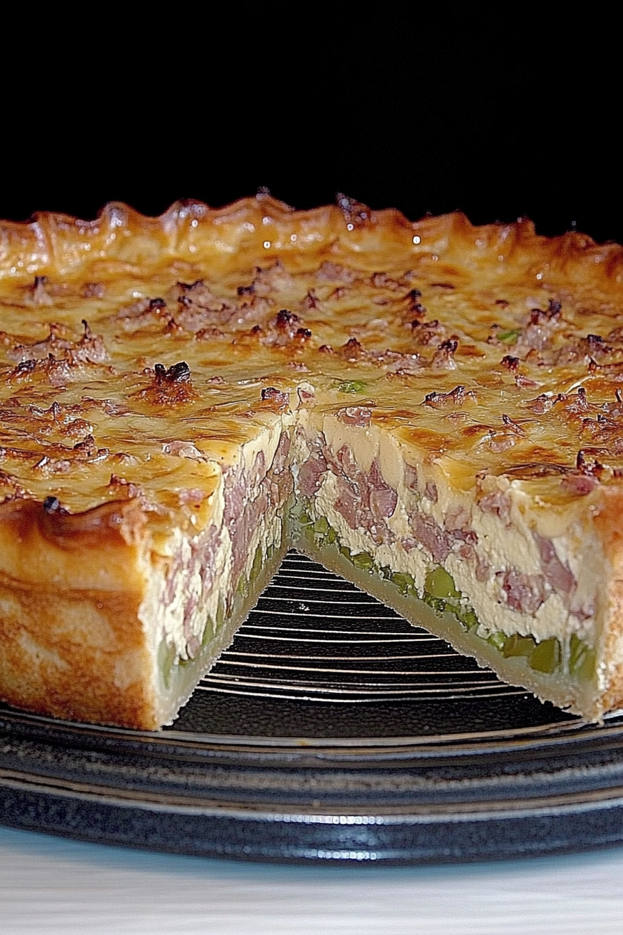 Hack-Lauch-Torte Gorgonzola Final Dish Presentation