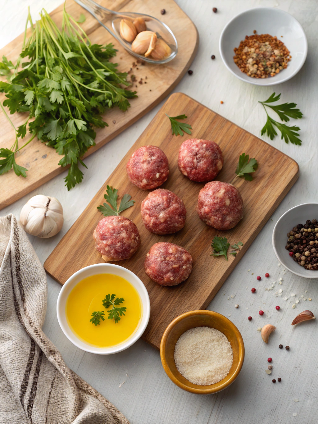 Hackbällchen in Senfsauce ingredients