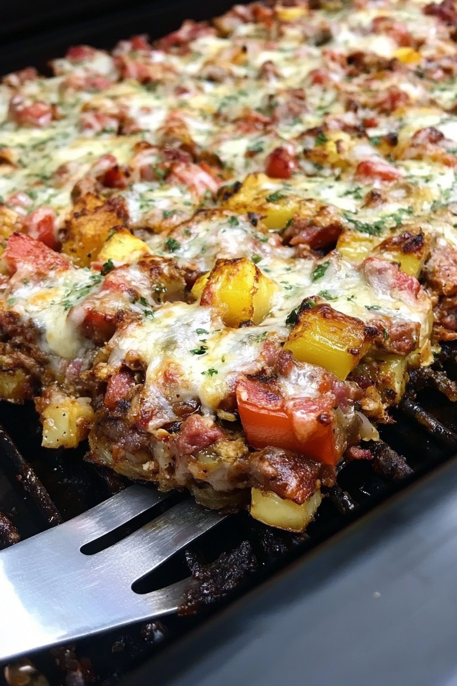 Hackfleisch und Gemüse aus dem Ofen Final Dish Presentation