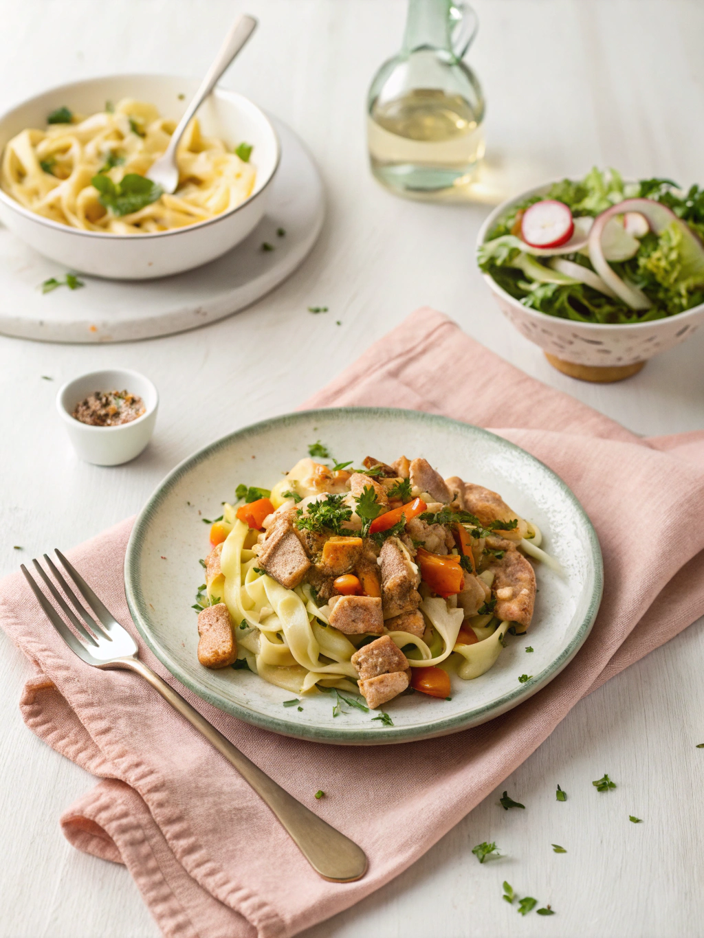 Hähnchengeschnetzeltes recept serving suggestion