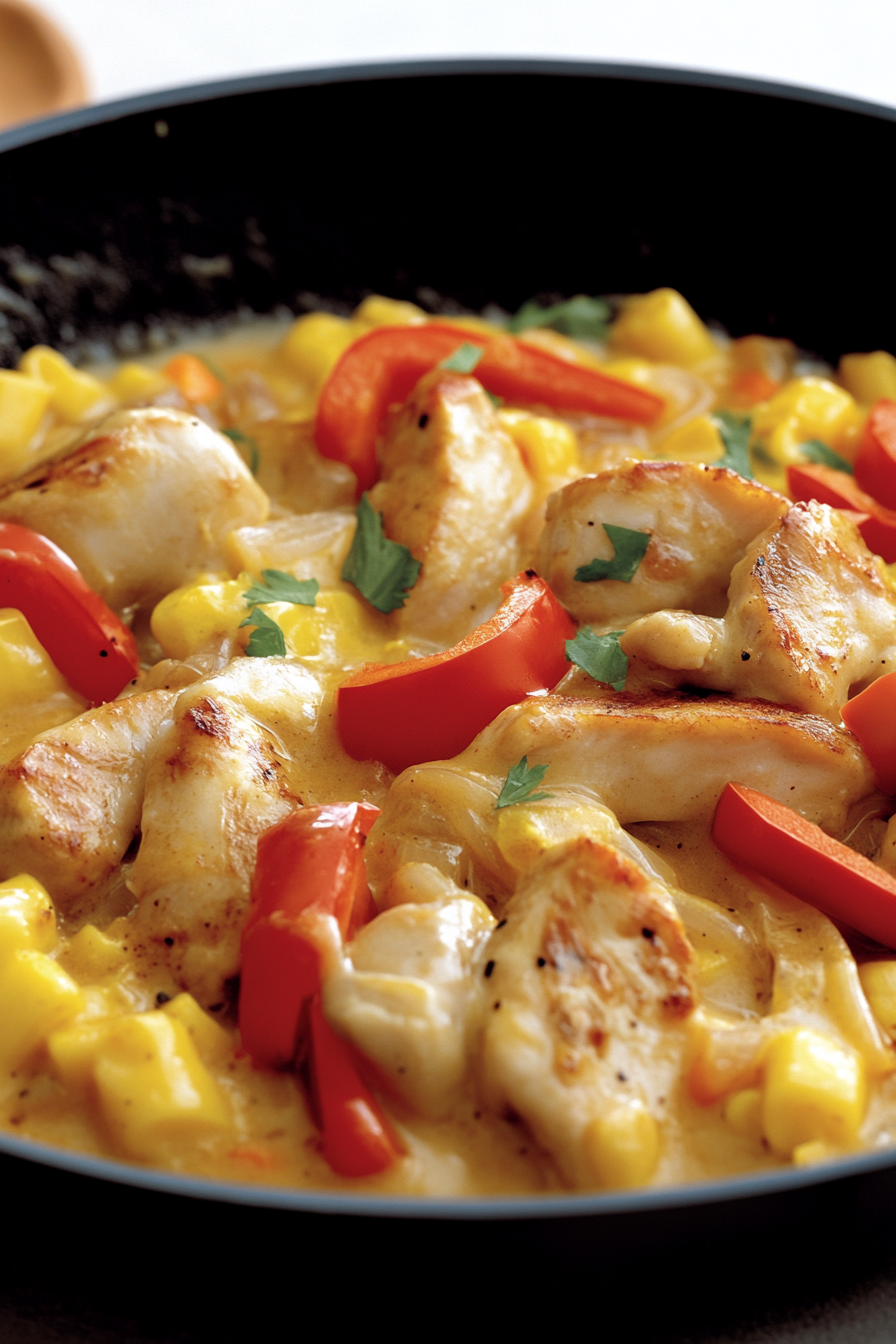 Hanchengeschnetzeltes met rijst Final Dish Presentation