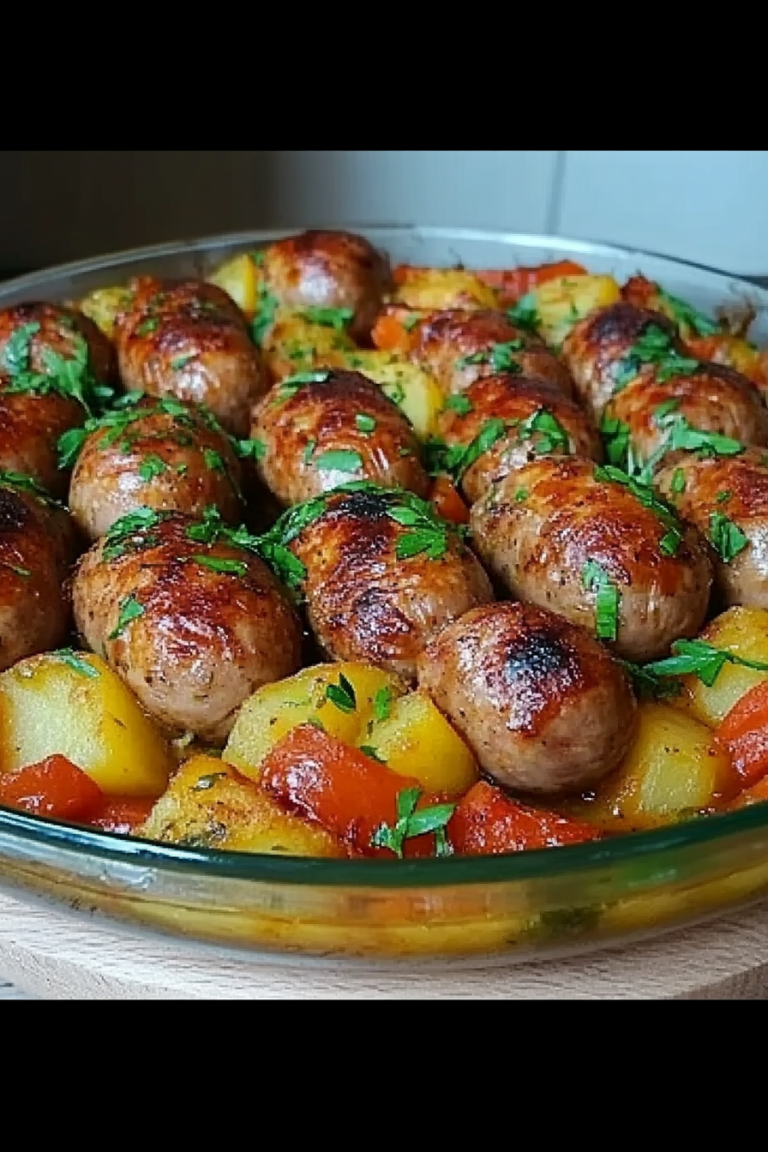 Kartoffel-Bratwurst Auflauf