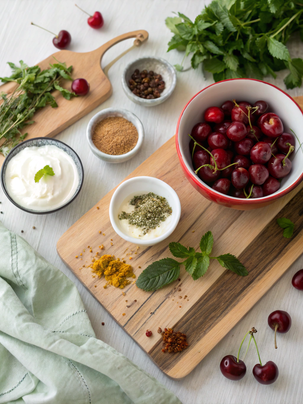 Kirsch-Joghurt-Kuchen ingredients