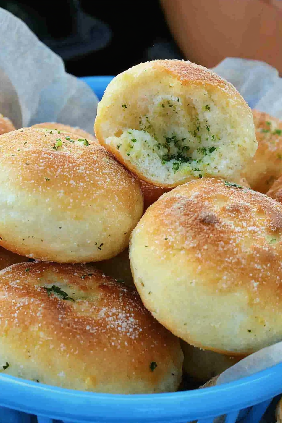 Knoblauch-Brötchen Rezepte Final Dish Presentation