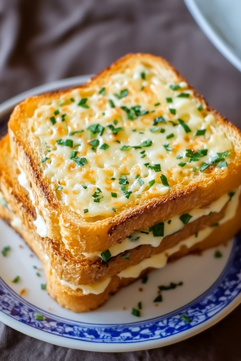Knoblauchtoast mit Käse