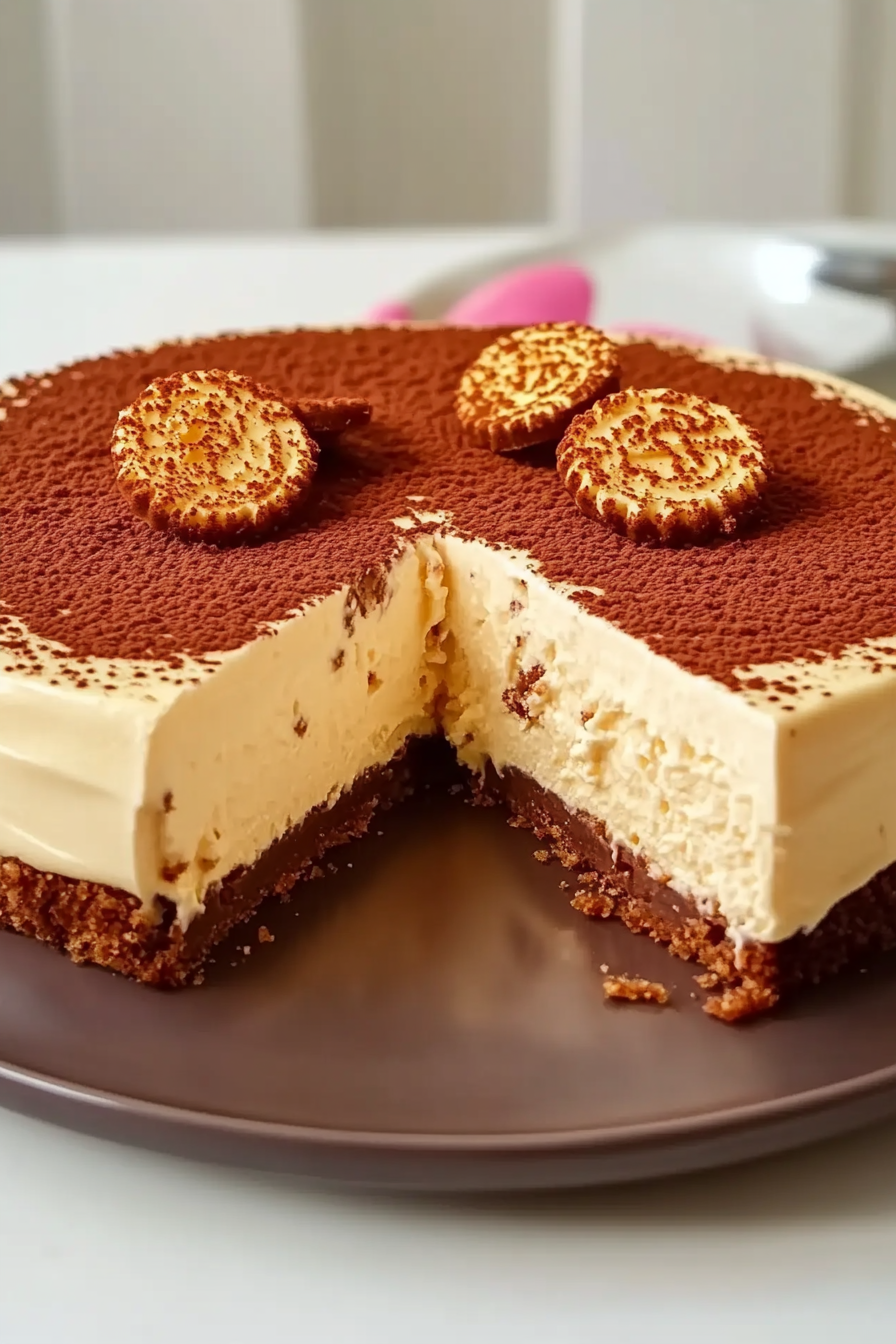 Lotus Cheesecake Recept Final Dish Presentation