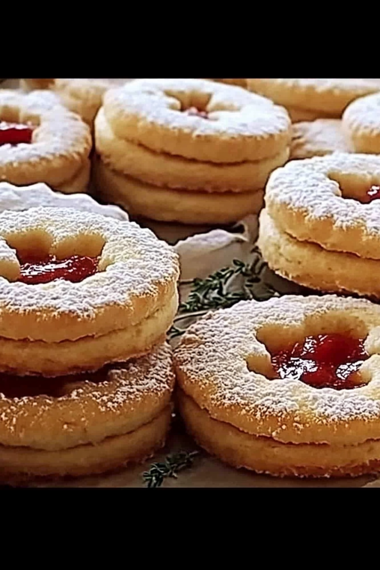Murbeteigplätzchen met Marmelade