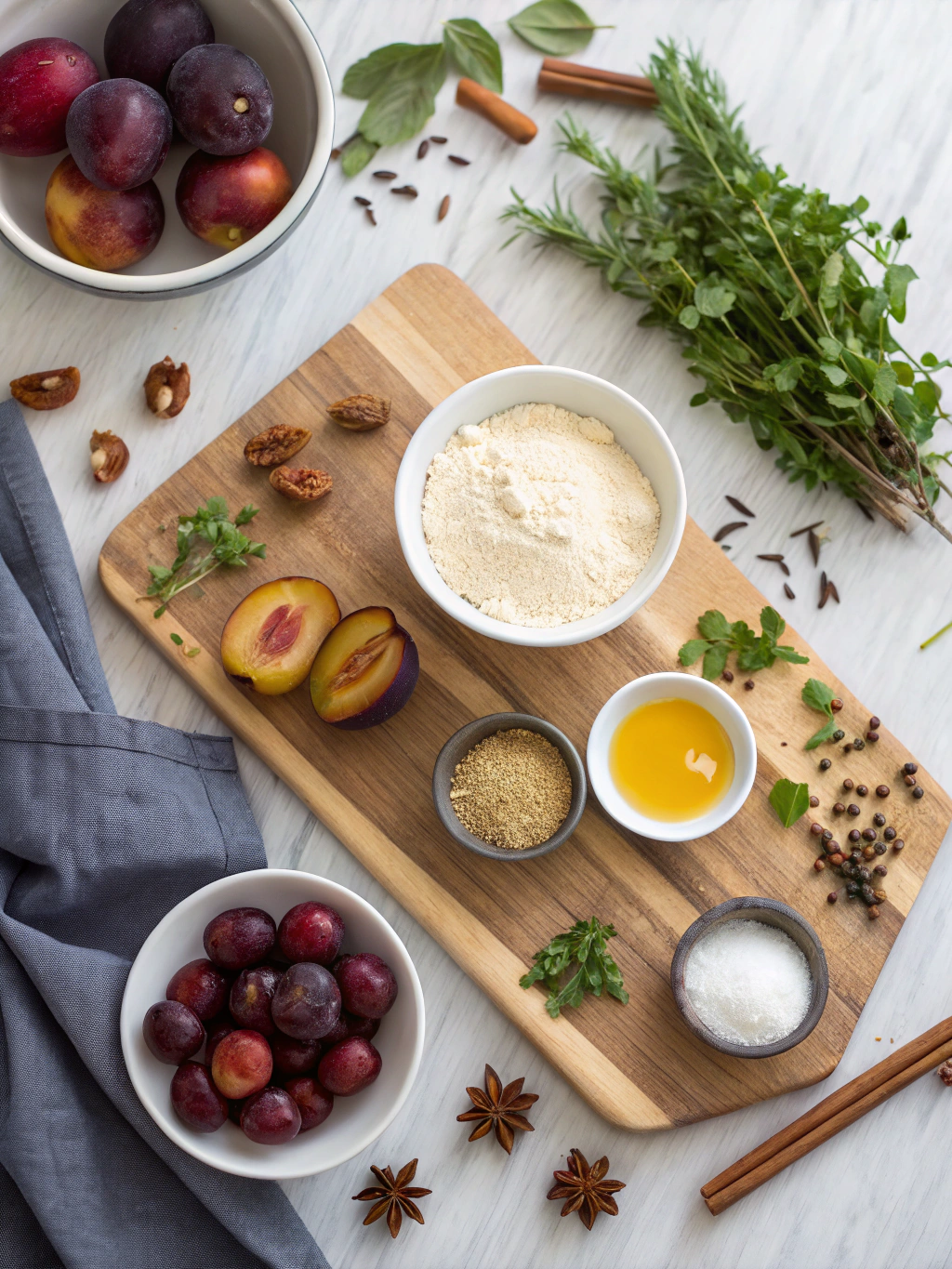 Pflaumenkuchen recept ingredients