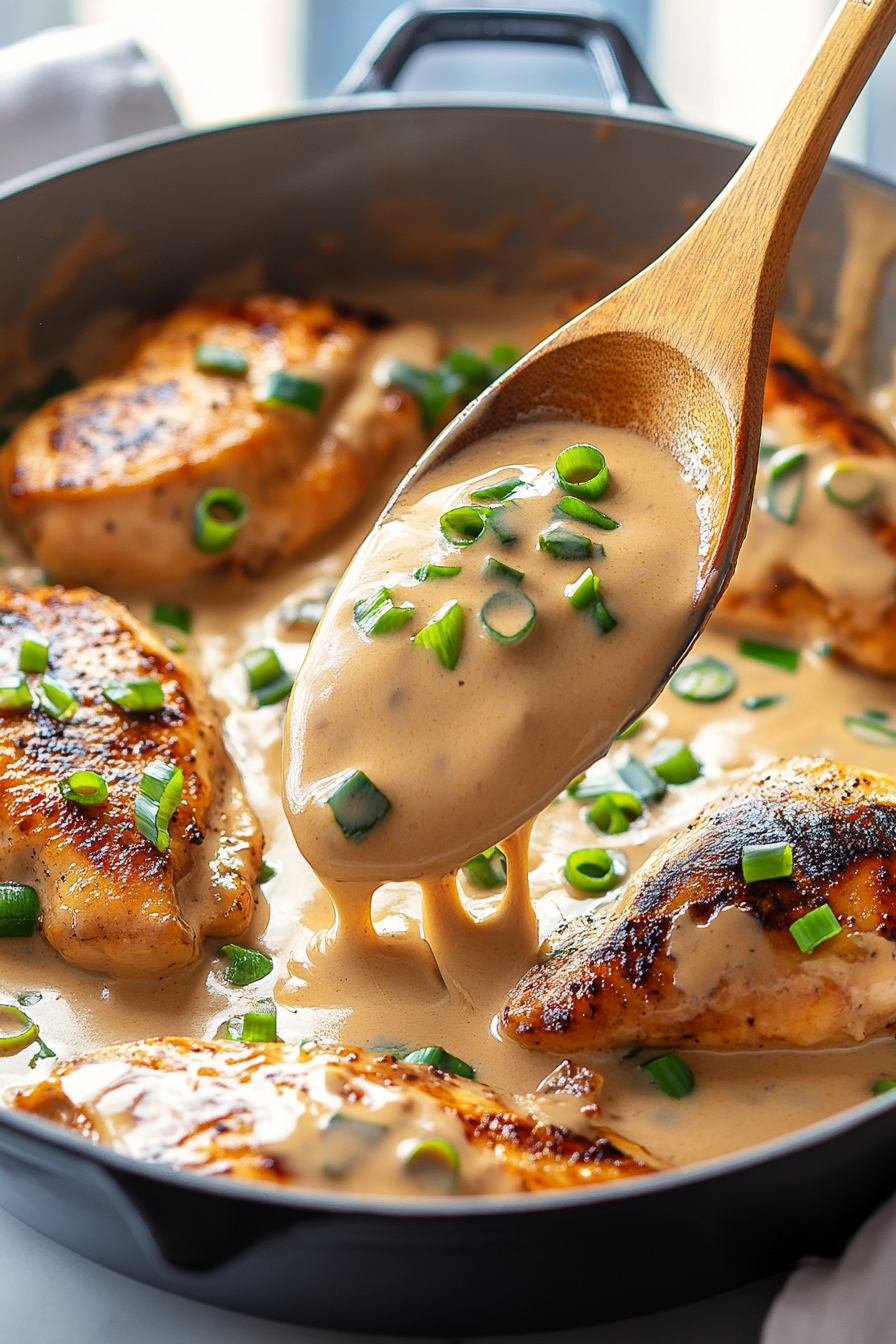 Philadelphia Hähnchen Final Dish Presentation