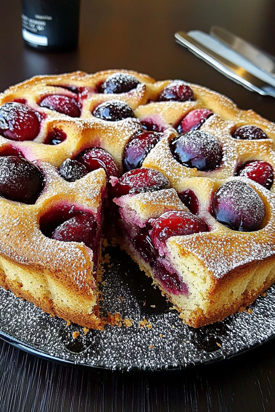 Plum Cake Recipe Final Dish Presentation