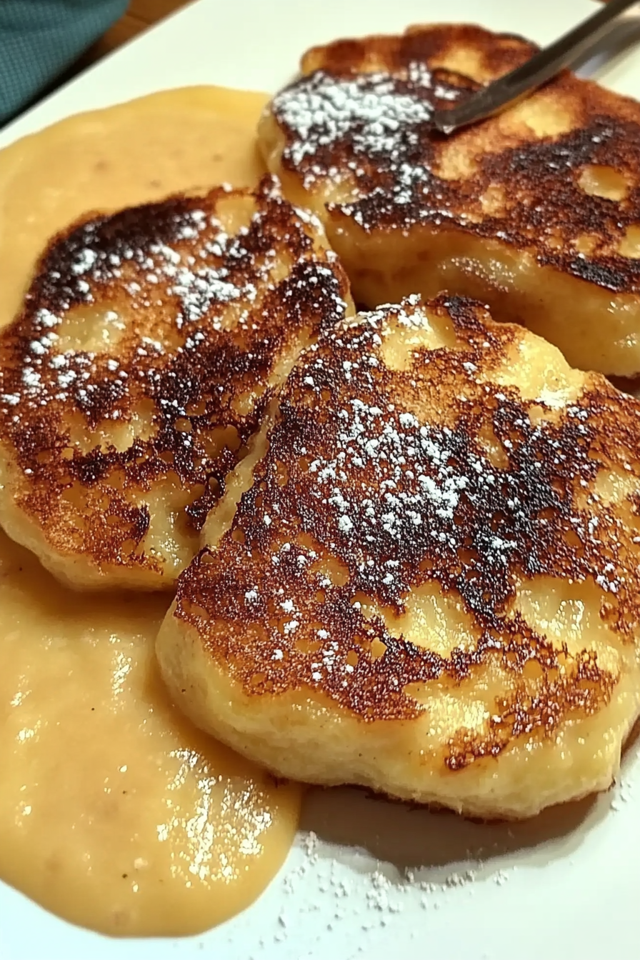 Quarkkeulchen zonder aardappelen Final Dish Presentation